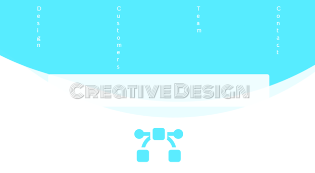 creative design homepage